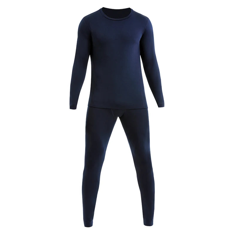 Thermal pants men's long Johns plus fleece thickened inside to wear tight bottom cold proof thin cotton pants wool pants spring