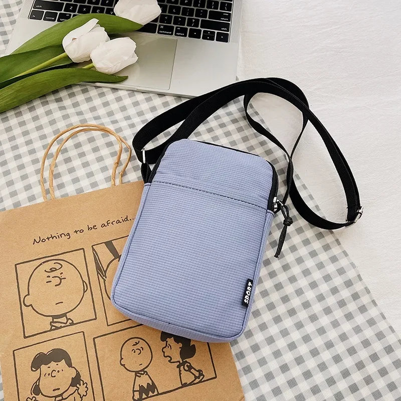 New Fashion Mobile Phone Bag Women's Messenger Bag All-match Mini Small Crossbody Bag Hanging Neck Coin Purse Vertical Handbag