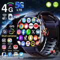 4G/5G Smartwatch 2.4 inch 720*720 Amoled Android 10.0 900W Camera GPS WIFI SIM Card 16GB+256GB RAM 2100Mah Battery Smart Watch