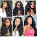 Deep Wave 4 Bundles Deal 15A Brazilian Virgin Human Hair 100% Unprocessed Water Wave Curly Human Hair Extensions Loose Deep Wave