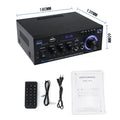 AK35/AK45 800W Home Power Amplifier 2 Channel Bluetooth 5.0 Mini Hifi Digital Stereo Sound Amplifier Support FM USB SD Mic input
