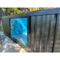 Outdoor Customized Swimming Pool Visible Bathtub Swimming Pool Glass Hydrotherapy Sea Container Swimming Pool Price for USA