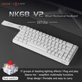 AJAZZ NK68V2 Single-Mode Wired Mechanical Keyboard Portable Gaming Keyboard RGB Hot-Swappable PC Lightweight Mechanical Keyboard