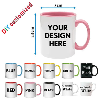 Personalized Your Photo Mug, Custom NAME Logo TEXT Cup | SAMAG