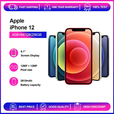 Apple iPhone 12 4GB RAM 64/128/256GB ROM Used Original | SAMAG