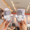 Cute Bear Baby Shoes Cartoon Soft Soled Snow Boots for Infant Boy Girl Autumn Winter Warm Thicken Plush Kids First Walkers 0-18M