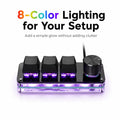 Macropad Macro Programming Keyboard RGB Mini Hot Swap Gaming Custom Knob Keypads Red Switch 3 Keys For - Visuel 6 | SAMAG
