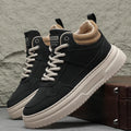 Men's shoes four seasons breathable soft-sole non-slip casual shoes fashion youth Joker flat shoes Thick sole sports board shoes