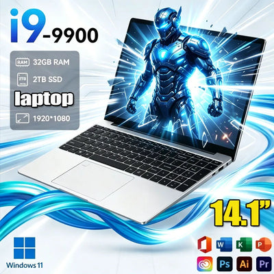 Intel Core I9-9900 Powerful 14.1 Inch Slim Laptop RAM SSD | SAMAG