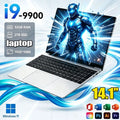 Intel Core I9-9900 Powerful 14.1 Inch Slim Laptop 16GB 32GB RAM 1TB 2TB SSD Daily Office Notebook Windows 11 Pro FHD 1920*1080