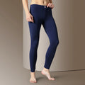 2026 Winter Men's Blue Thermal Long Underwear Pants Polyester and Spandex Blend Fabric for Warmth Asian Sizes XL-6XL