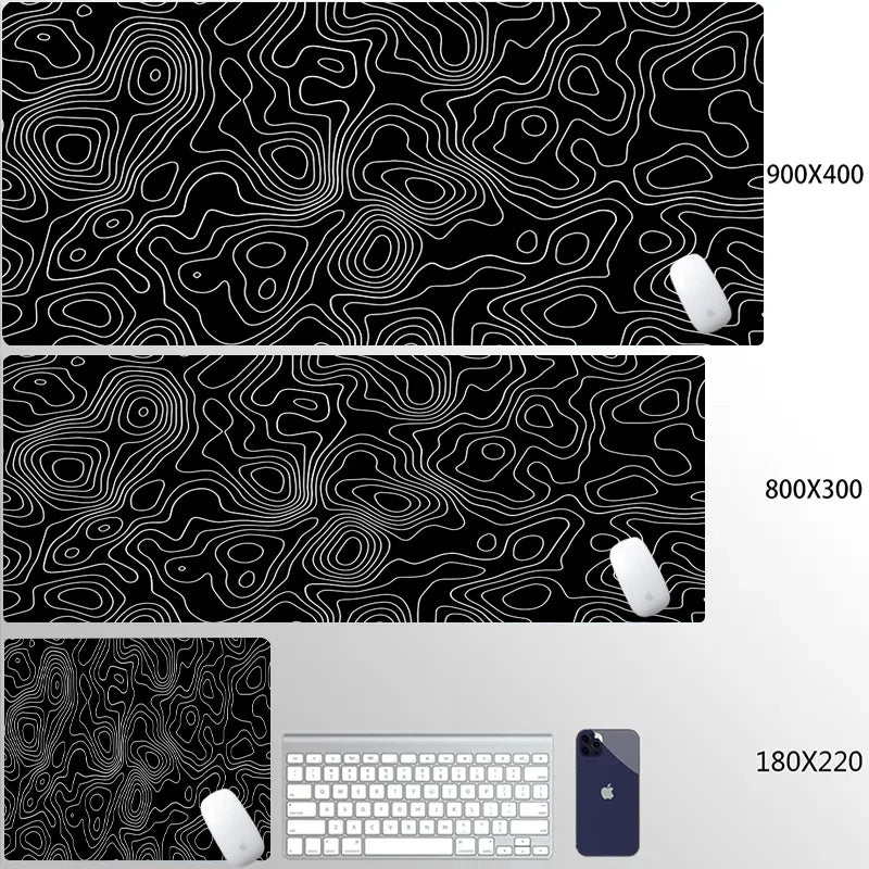 Computer Mouse Pad Strata Liquid Gaming PC Deskmat Laptop Pc Accessory Non-slip soft Mat XXL size Mousepad Large 900x400 Mats
