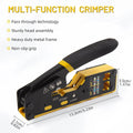 6088 Through-Hole Wire Crimper 8P6P Dual-Use Pliers for RJ45 Punch-Down RJ45 Crystal Head