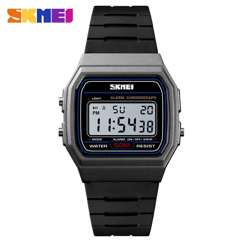 SKMEI 1412 Luxury Digital Watch for Women Waterproof Sport Girl Date Week Female Wristwatches Women Clock Relogio Feminino 1419