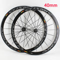 Newest 700C 40mm Road bike 6061 Aluminum alloy bicycle wheelset clincher rim Thru Axle center lock Disc brake hub for 8/9/10/11S