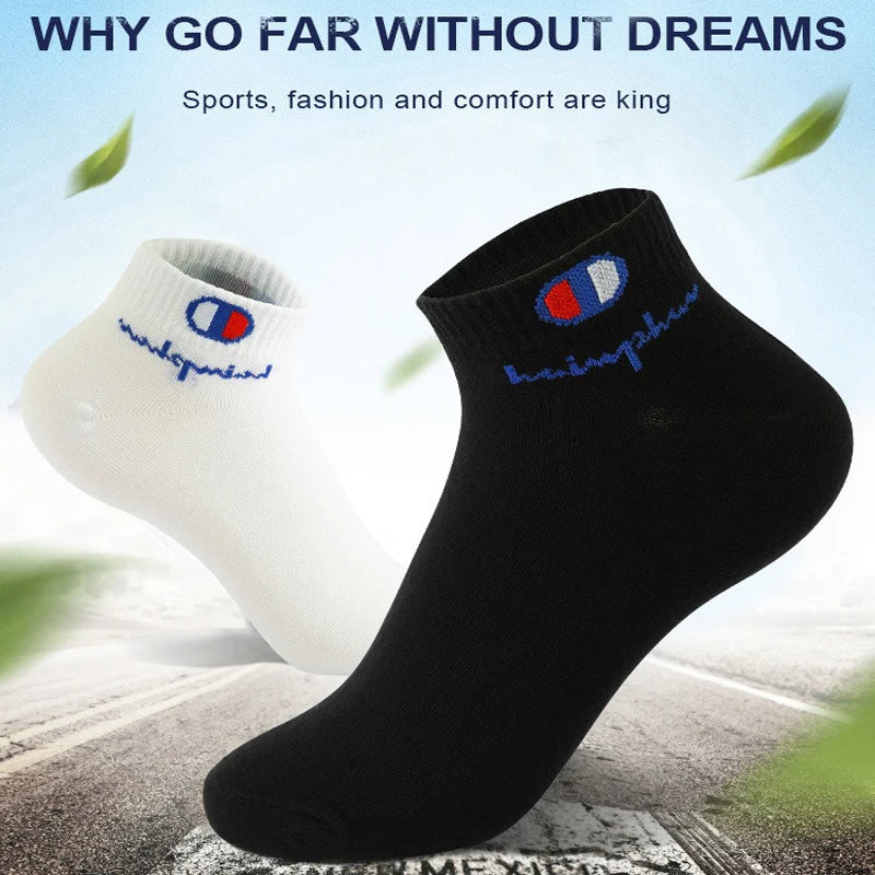 10/20/30 Pairs Ankle Socks Men Women Cotton Brand | SAMAG