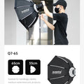 INKEE GC-150 GC-60 Photography Fill Light AMBITFUL Q7-65cm Bowens Mount Softbox With INKEE 135mm To GC Mount kit