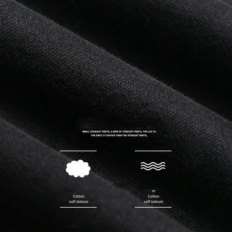 Men Stretch All Black Colors Trousers Brand Clothing | SAMAG