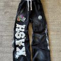 American Cartoon Graffiti Sweatpants Y2K Pants Mens Gothic Hip Hop Cartoon Retro Baggy Elastic Waist Jogging Casual Trousers