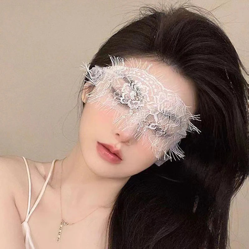 Lingerie Accessories, Lace Eye Mask See-Through Sexy Hot Passionate
