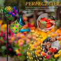Solar-Powered Butterfly Watering Can and Lantern Garden Decor—Perfect Accents for Outdoor Pathways, Patios, and Lawn Landscapes