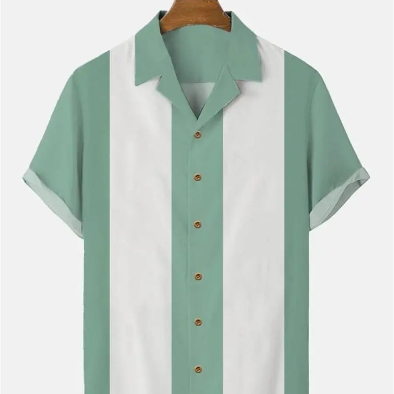 Stripes Simple Casual Dress Shirts European Size Men's | SAMAG