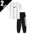 2 - pcs Summer Youth Fashion Letter Set 13 - 16 Year Old Boys - View 8 | SAMAG