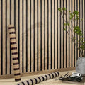 45CM Waterproof wall sticker striped grille self-adhesive bedroom living room TV background wall wallpaper home decoration