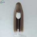 Very High Quality 600g 68 Colors 40 Inch 100cm Long Straight Cosplay Wig With Bangs Heat Resistant Hair Anime Wigs + Wig Cap