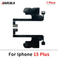 Earpiece Light Sensor Proximity Flex Cable For iPhone 13 14 15 Pro Max Plus Mini with Mic Ear Speaker Ribbon Repair Parts