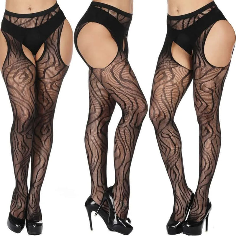 Plus Large Size Oversized Women Black Lace Stockings Thigh High Sexy Ultra-thin for Ladies Over Knee Long Socks Anti-slip XXXXL