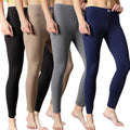 2026 Winter Men's Blue Thermal Long Underwear Pants Polyester and Spandex Blend Fabric for Warmth Asian Sizes XL-6XL