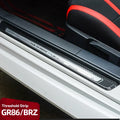 2PCS Car Door Sill Plate Protectors Anti-Scratch Waterproof Car Door Sills Scratch Protection For GR86 BRZ 2025 2024 Accessories
