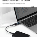 Baseus USB 3.1 OTG Adapter USB Type C to USB Female Converter For Macbook Pro Air Samsung S22 Xiaomi USB-C USBC OTG Connector