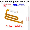 Fingerprint Sensor Touch ID Connector Flex Cable With Power Button For Samsung Galaxy A13 4G 5G A135 A136 Parts