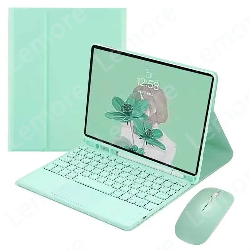 Tablets Case with Keyboard for iPad 11th Case A16 11 inch 2025 Touchpad Keyboard for iPad 11th Generation Stand Cover Funda