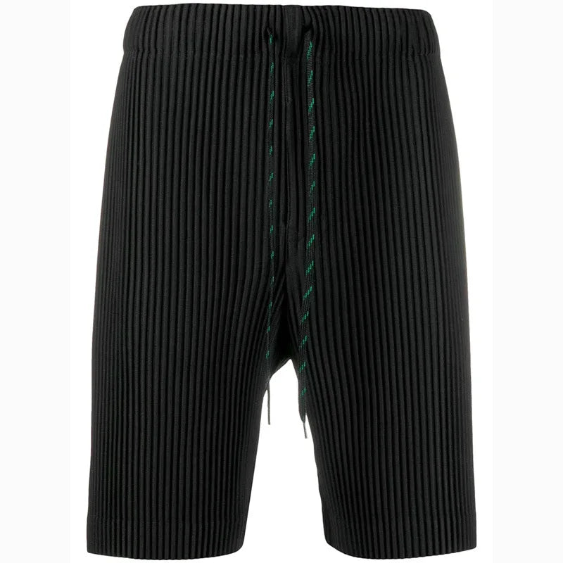 ISSEY Arrival Japan Miyake Pleated Shorts Draped - View 8 | SAMAG