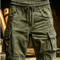 Men Summer New Multi Pockets Cotton Cargo Shorts Fashion | SAMAG