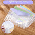 A4 Ring Binder 4-Hole Student Exam File Holder, Office Document Organizer with Detachable & Replaceable Inserts