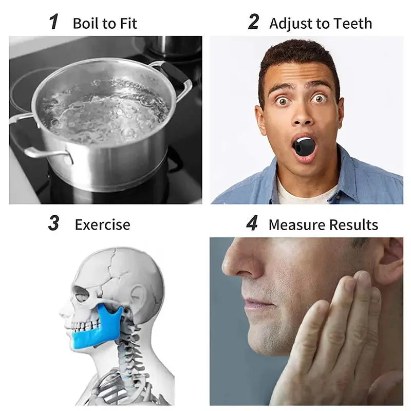 Jawline Exerciser Jaw Muscle Toner Training Fitness Ball | SAMAG