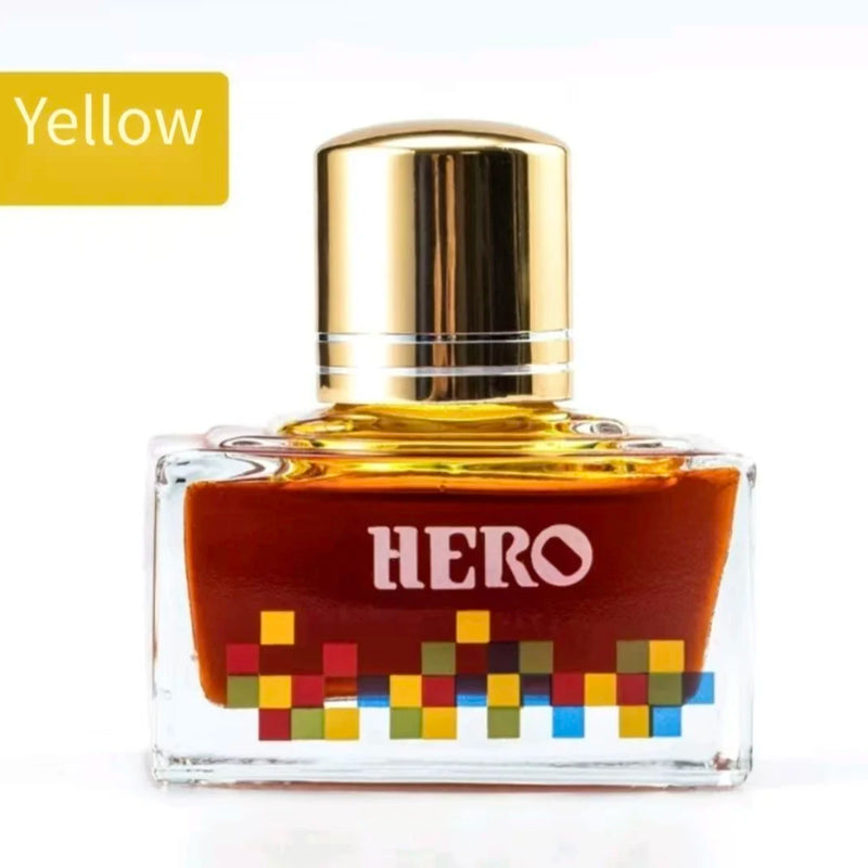 Hero 12 Colors Non-Carbon Ink 40ml Waterproof Quick Dry Fountain Pen Calligraphy Drawing Ink