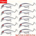 Silvery Mini Sink Lure Plastic Fishing Kit | SAMAG