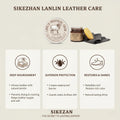 Professional Lanolin Leather Care Cream Shoe Conditioner Waterproof Wax Polish for Boots Bags Sofa Seat Repair & Shining Balsam