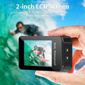 New 4K Ultra HD WiFi Action Camera 2.0 Inch Screen 1080P 10M 150D Underwater Body Waterproof Camera Helmet Video Recording