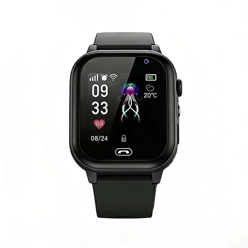 Lenovo 2026 New 5G Waterproof Kids Smart Watch SOS GPS Tracker Sim Card Call Camera Child Watch Gift for Boys Girls iOS Android