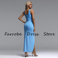 Sleeveless Customized Formal Party Dresses Ankle Length | SAMAG