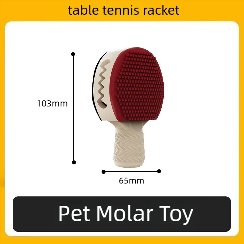 Badminton Shape Bite-Resistant Dog Toy Interactive Chew Toy Relieves Boredom Teeth Grinding Stick Puzzle for Dogs Self-Fun