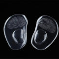 Silicone Gel Heel Cushion Insoles Men Women Support Shoe Pad Relief Foot Pain Soft Inserts Foot Pain Protectors High Heel Insert