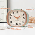 This Quiet Music Alarm Clock Is Perfect for Your Desk or Living Room and Includes Snooze and Night Light Functions.