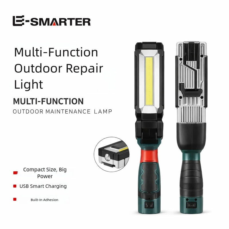 Portable COB LED  Work Light Car Garage Mechanic Lamp USB Rechargeable Lnspection Lamp Torch Car Emergency Flashing Light